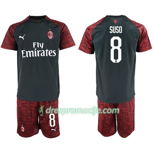 AC Milan Dres Suso 8 Dječji Treći 2018/19 Kratkih Rukava AC Milan Dres Suso 8 Dječji Treći 2018/19 Kratkih Rukava